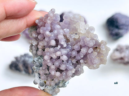 Amazing Natural Grape Agate Cluster Specimen2201