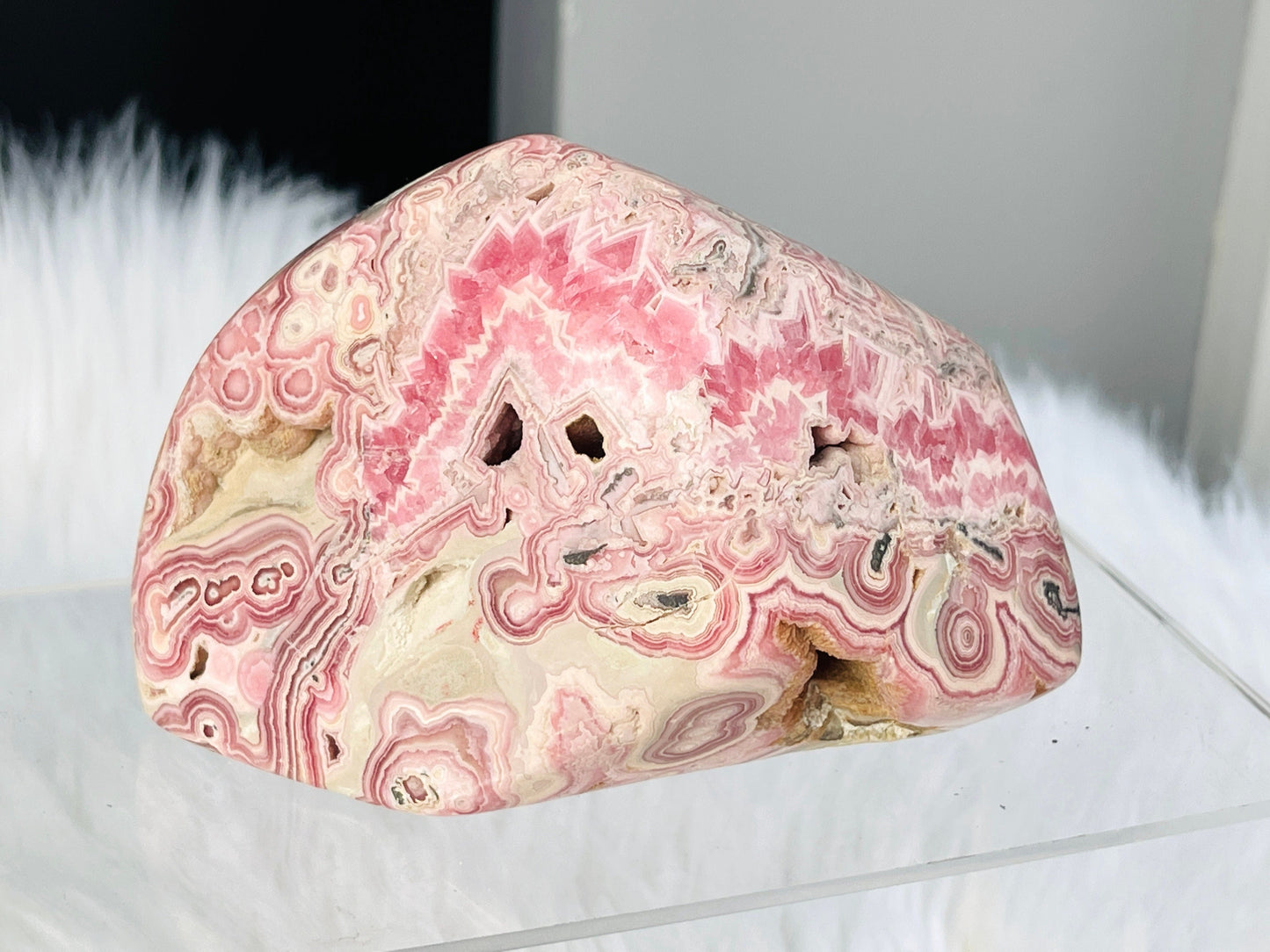 1044g Rhodochrosite Freeform collector's piece