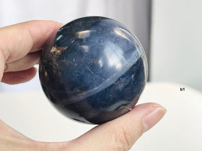 Galaxy Purple Chalcedony Sphere