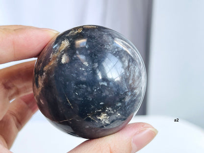 Galaxy Purple Chalcedony Sphere