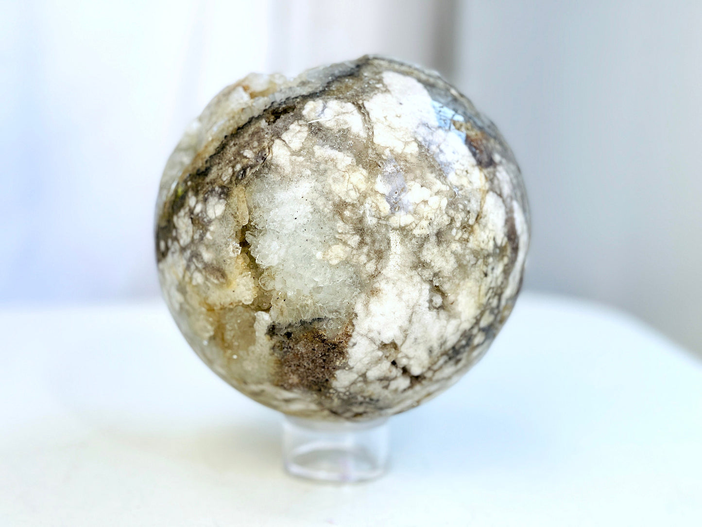 2.4kg Rare Druzy Jasper with Flowery formation