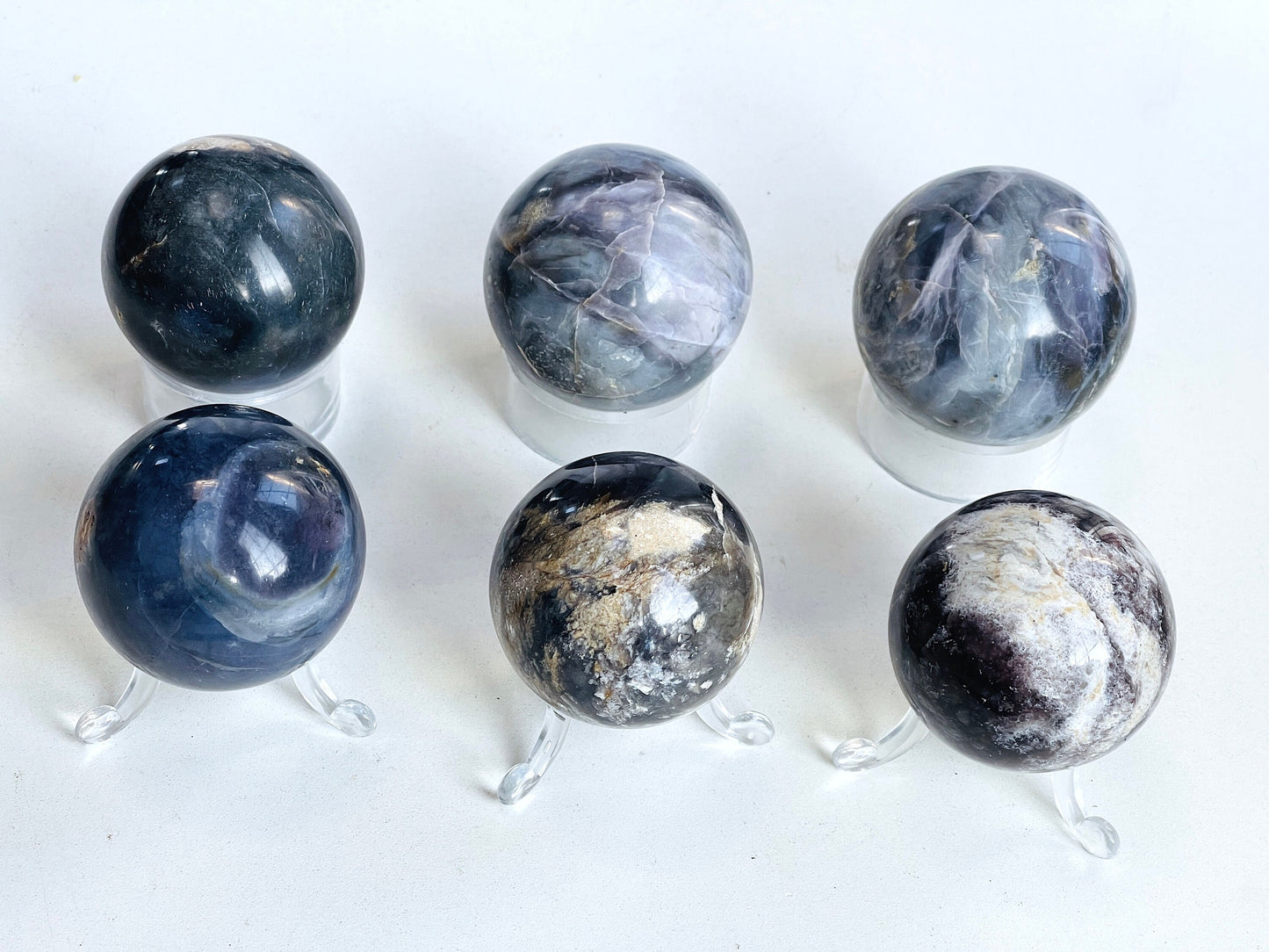 Galaxy Purple Chalcedony Sphere