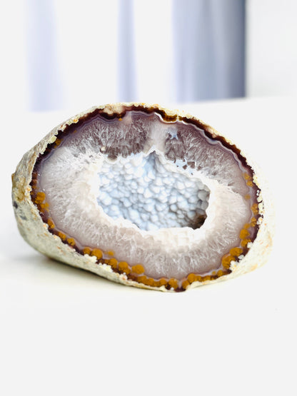 Druzy Agate Geode Cut Base