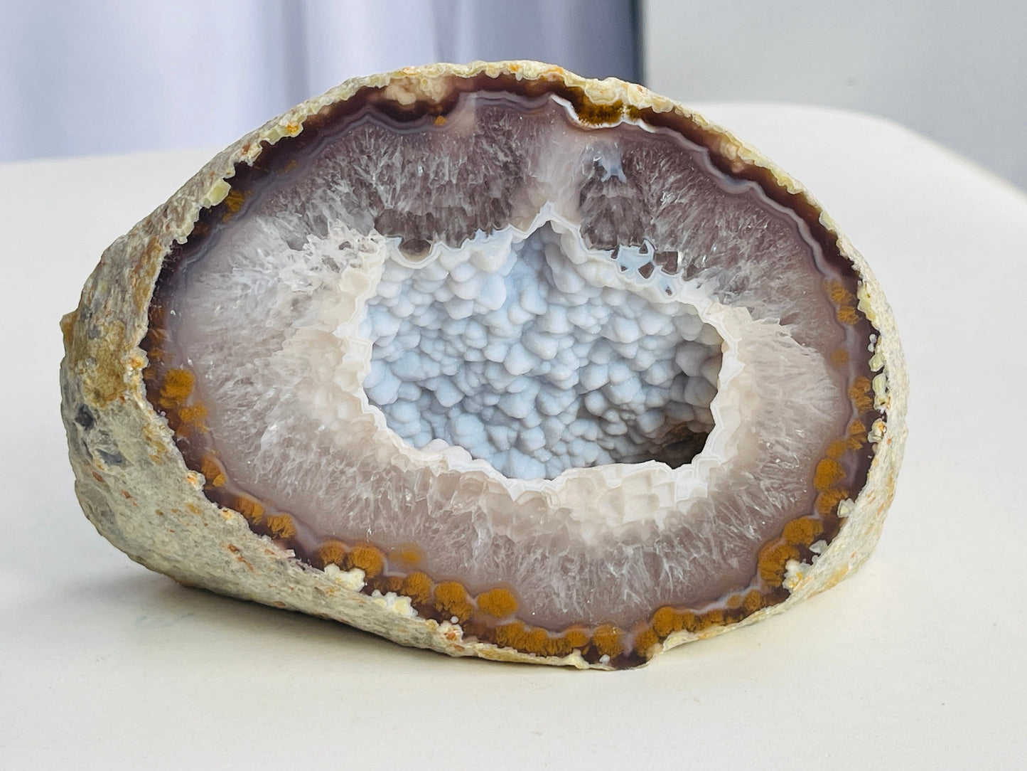 Druzy Agate Geode Cut Base