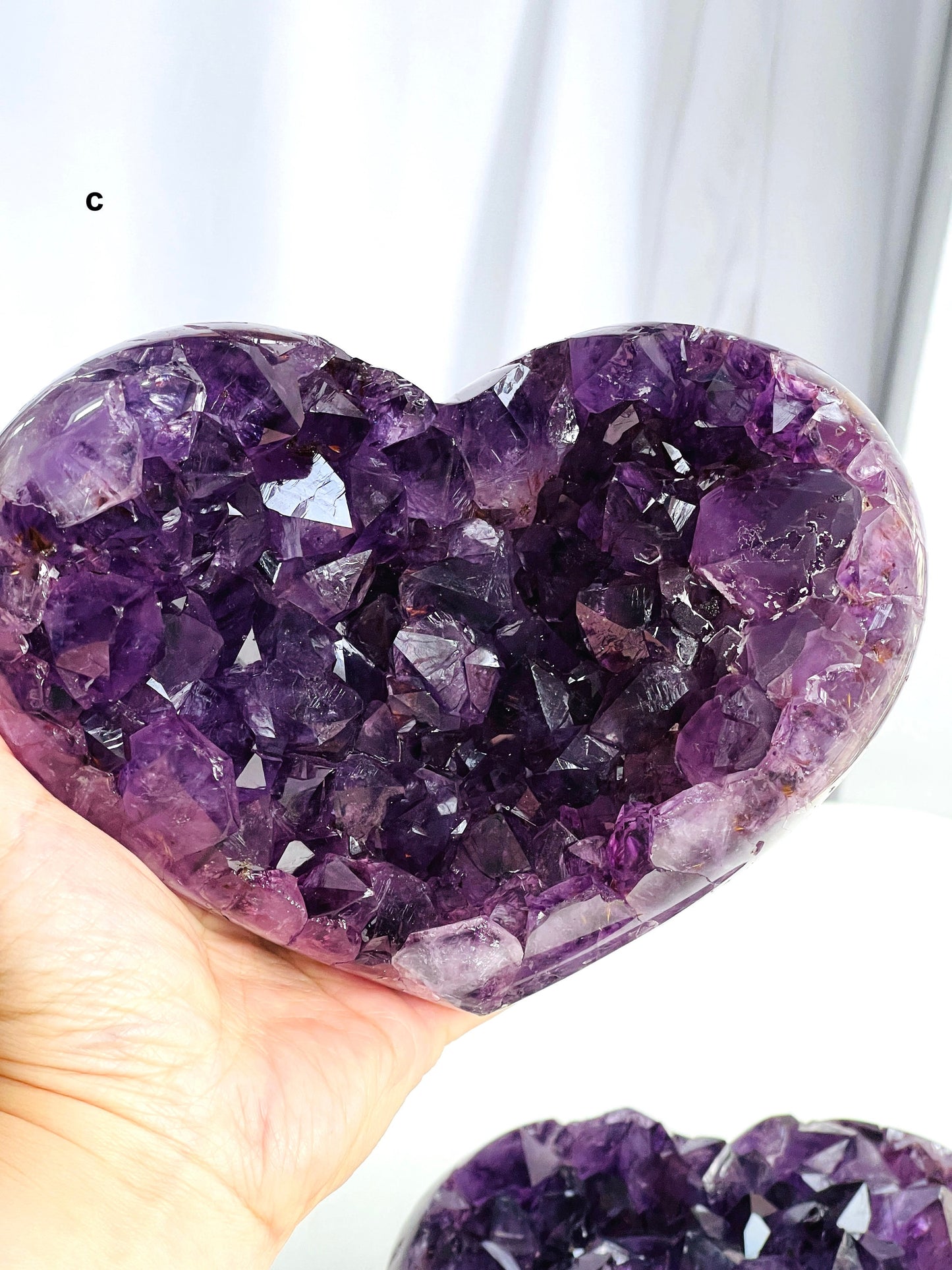 Amazing X Large Druzy Amethyst Crystal Heart