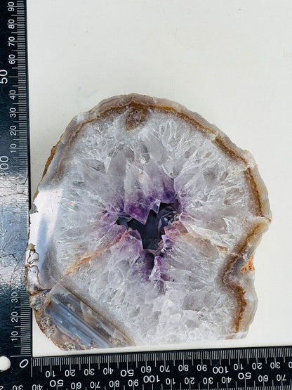 Druzy Agate Geode Cut Base