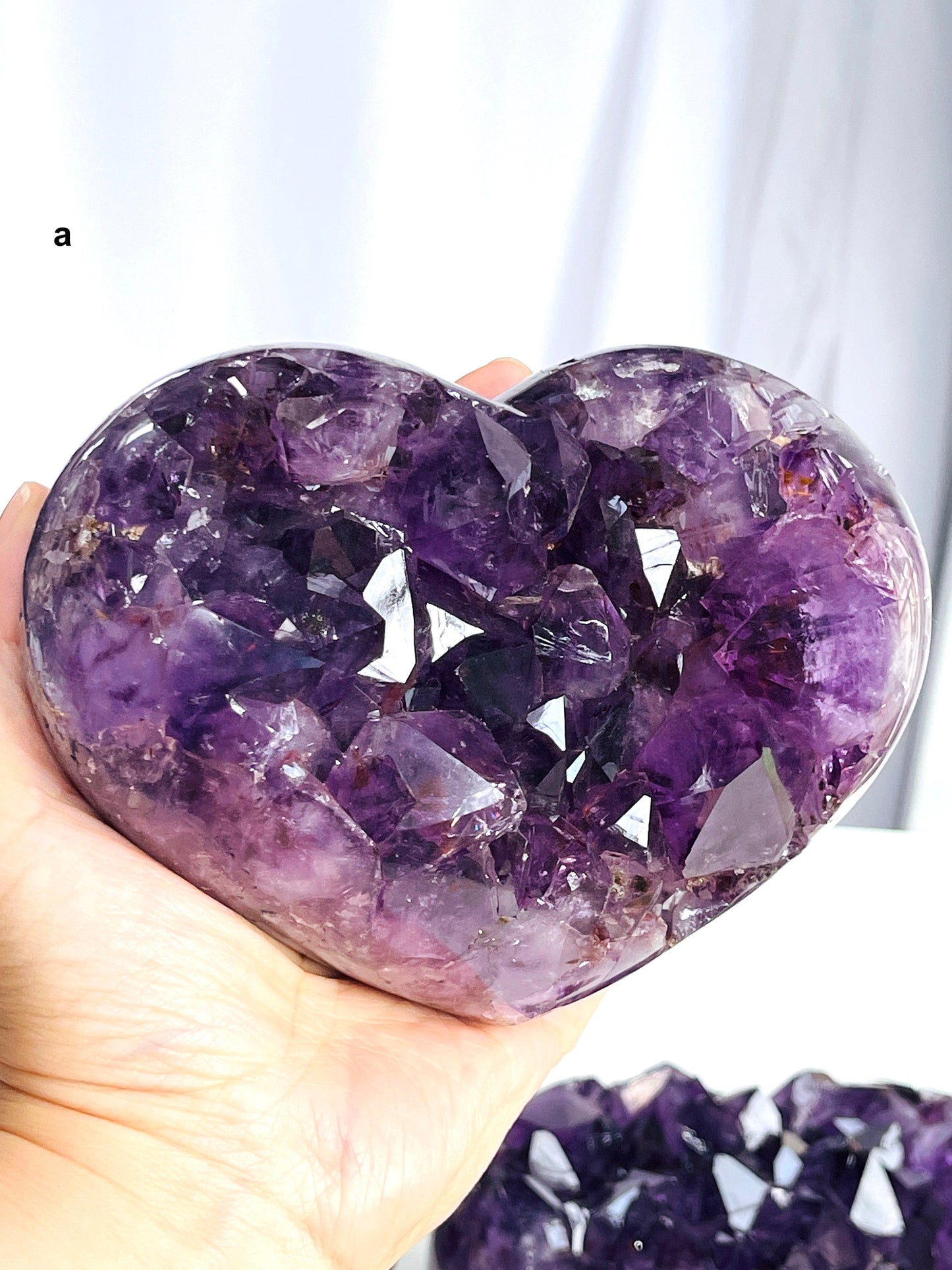 Amazing X Large Druzy Amethyst Crystal Heart