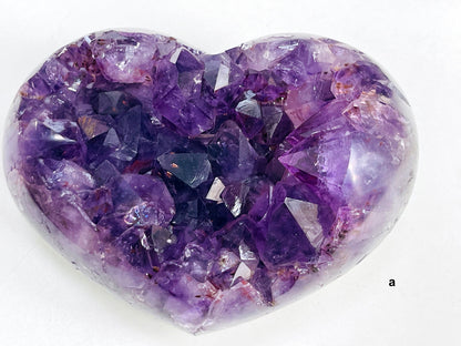 Amazing X Large Druzy Amethyst Crystal Heart