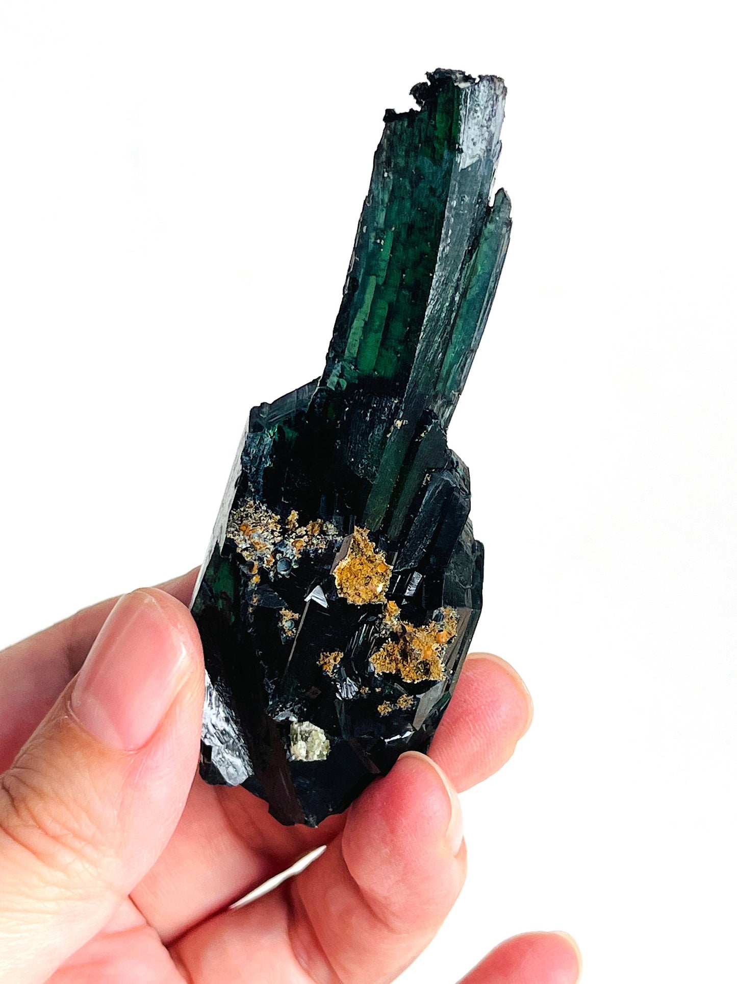 Rare Vivianite, High-Grade Natural Vivianite from Amazona, Brazil, Rare Crystal, Raw Vivianite Crystal, Crystal Cluster, Crystal Gift