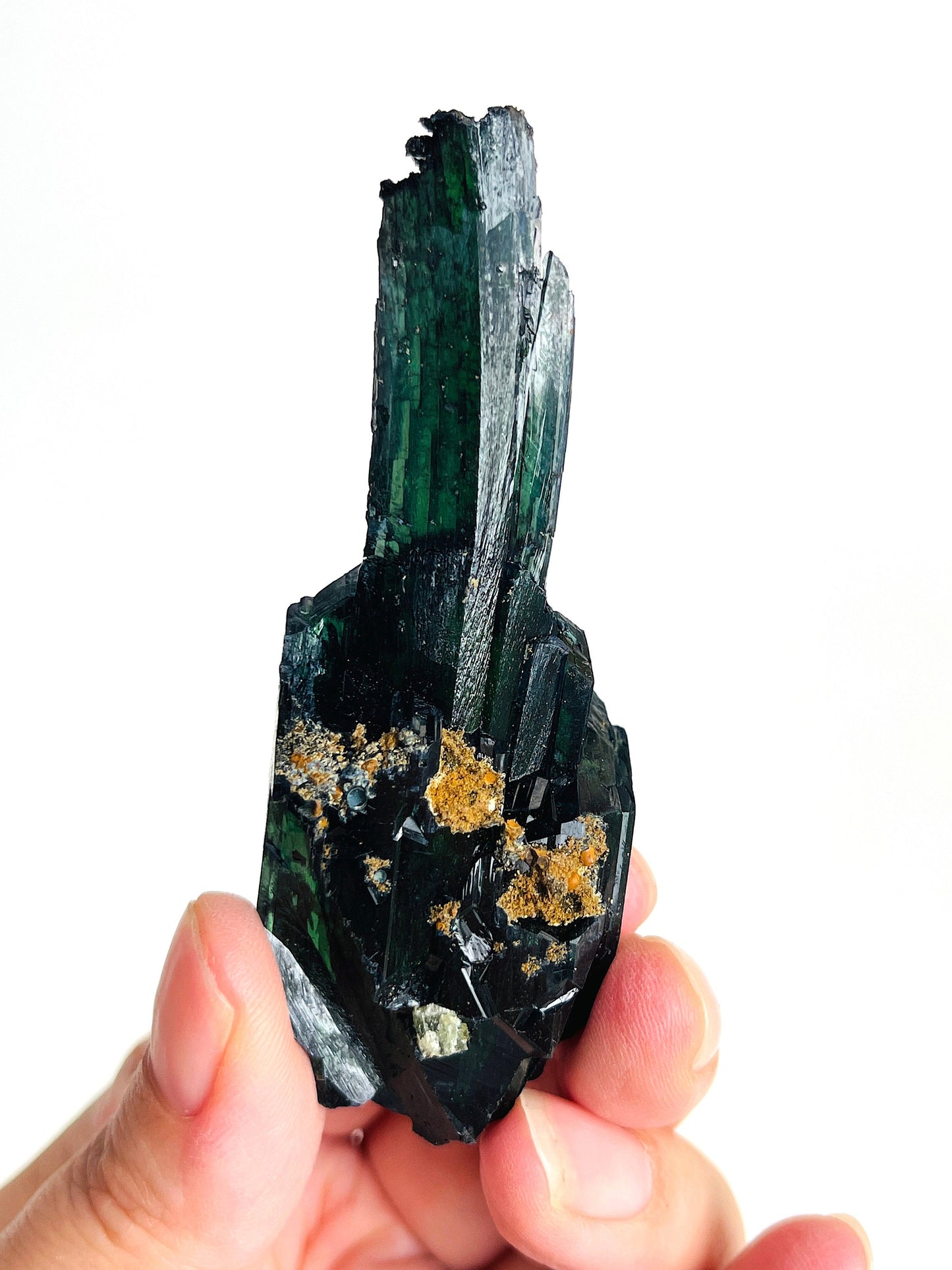 Rare Vivianite, High-Grade Natural Vivianite from Amazona, Brazil, Rare Crystal, Raw Vivianite Crystal, Crystal Cluster, Crystal Gift