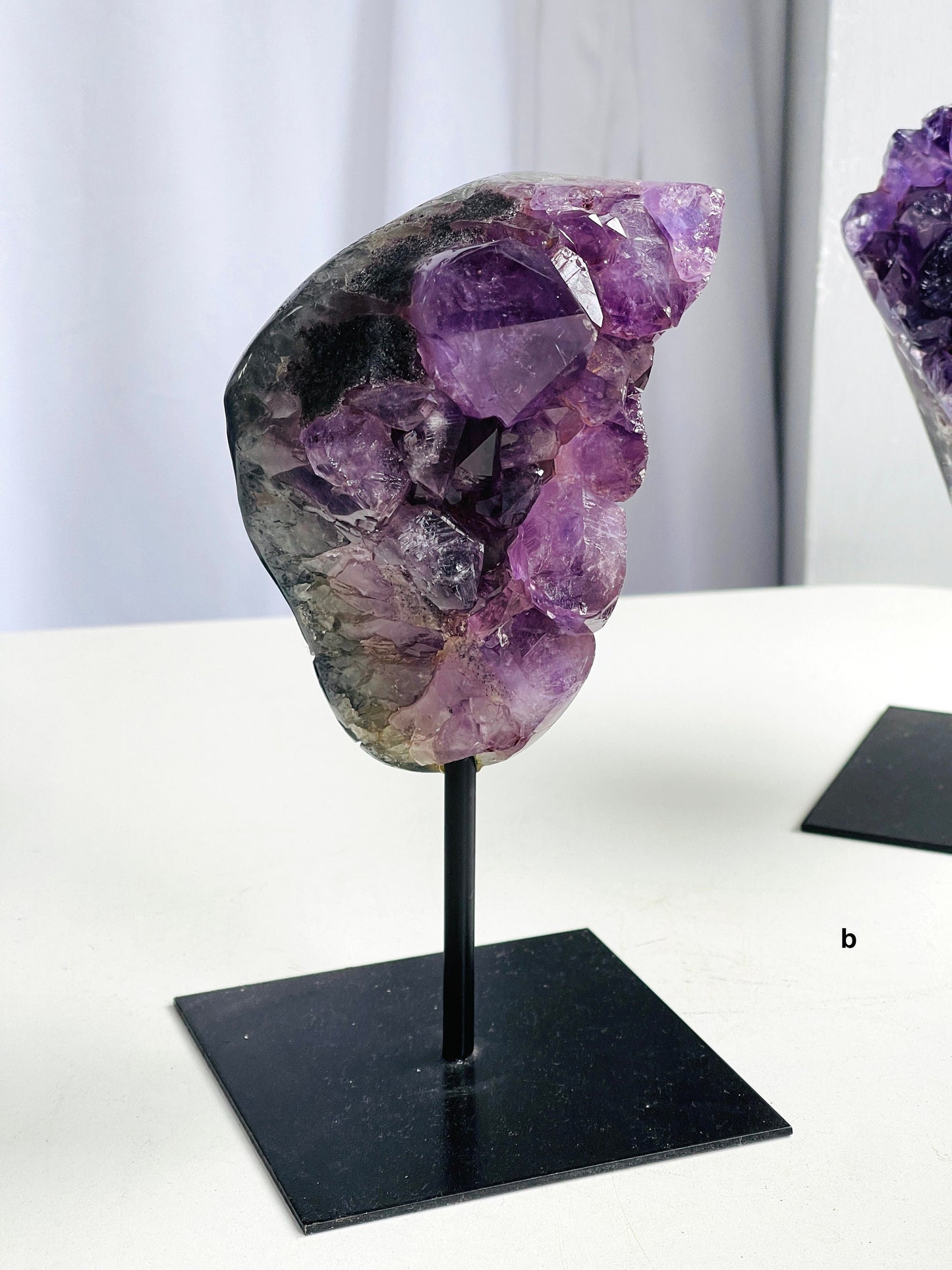 Large Amethyst Cluster  With Stand, premium Quality Amethyst on Stand, Self-standing Amethyst druzy, Amethyst Clusters