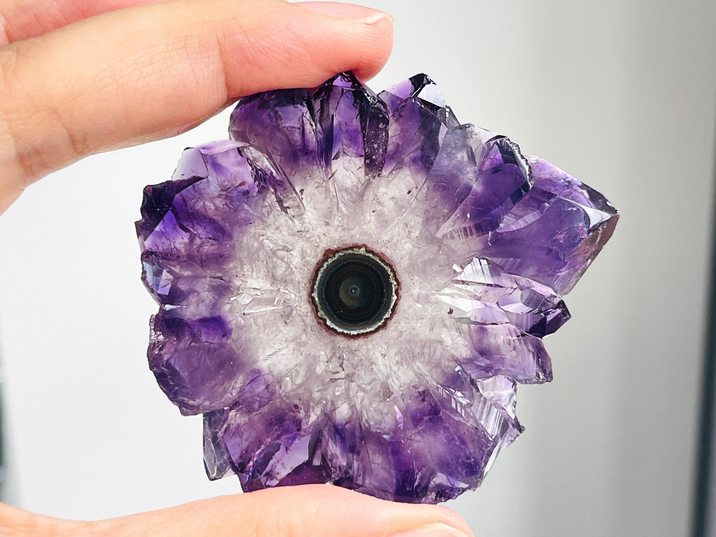 Amethyst Stalactite Eye Slice, 42-65mm