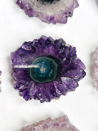 Amethyst Stalactite Eye Slice, 42-65mm