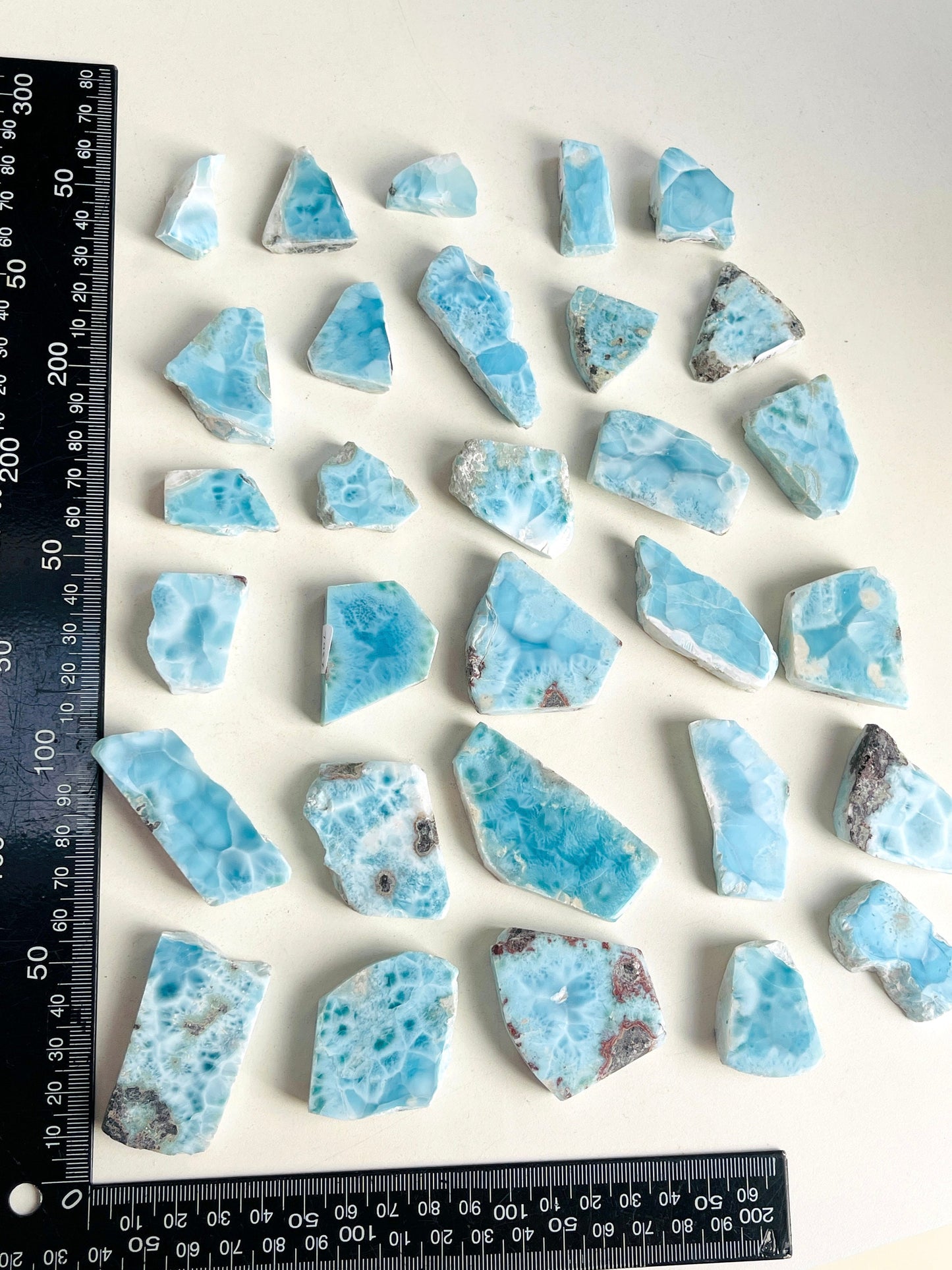 Larimar Freeform, Polished Larimar Slab, Polished Larimar Slabs, High-Quality Larimar, Larimar Jewellery DIY, Crystal Gift