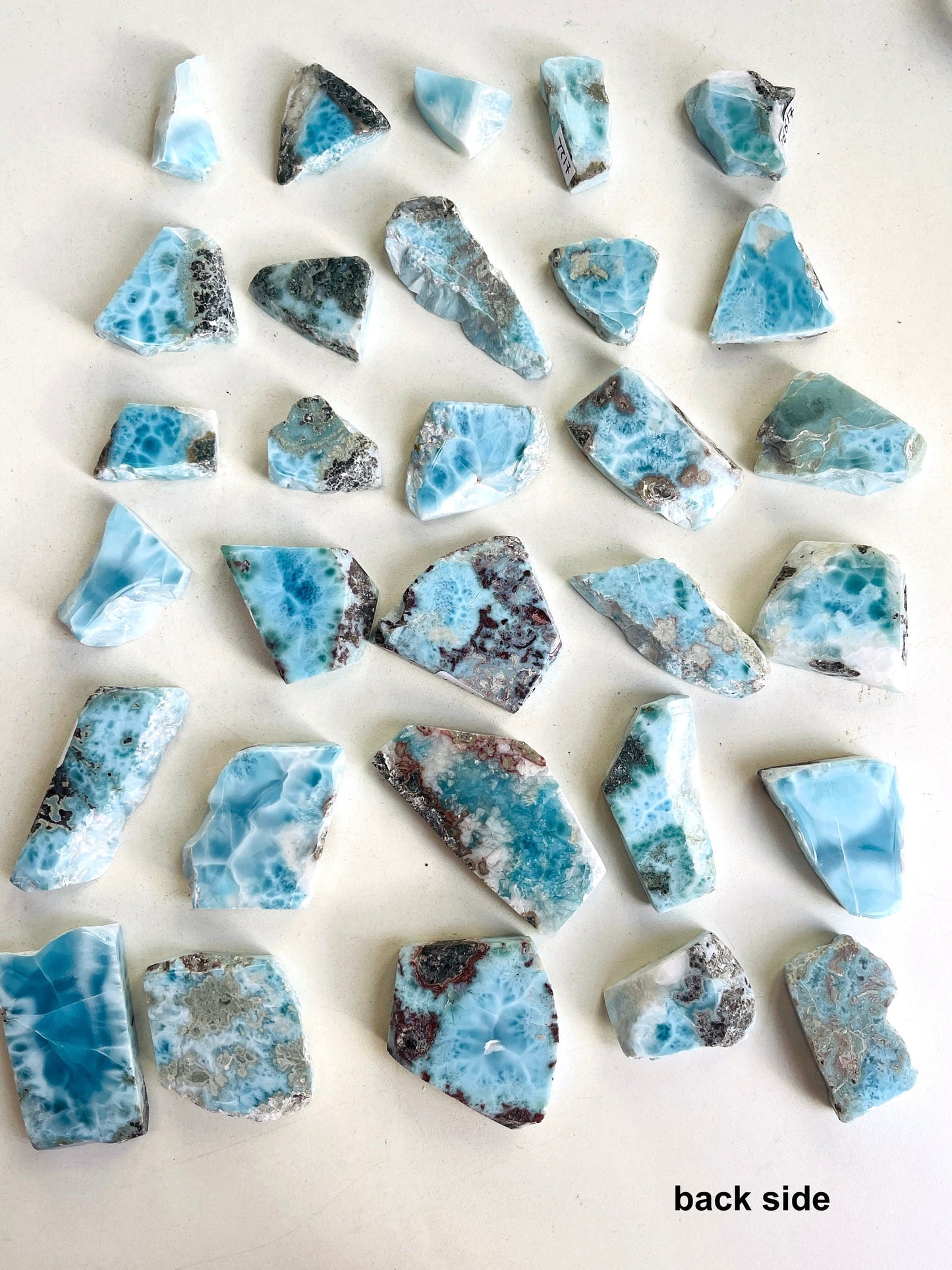 Larimar Freeform, Polished Larimar Slab, Polished Larimar Slabs, High-Quality Larimar, Larimar Jewellery DIY, Crystal Gift