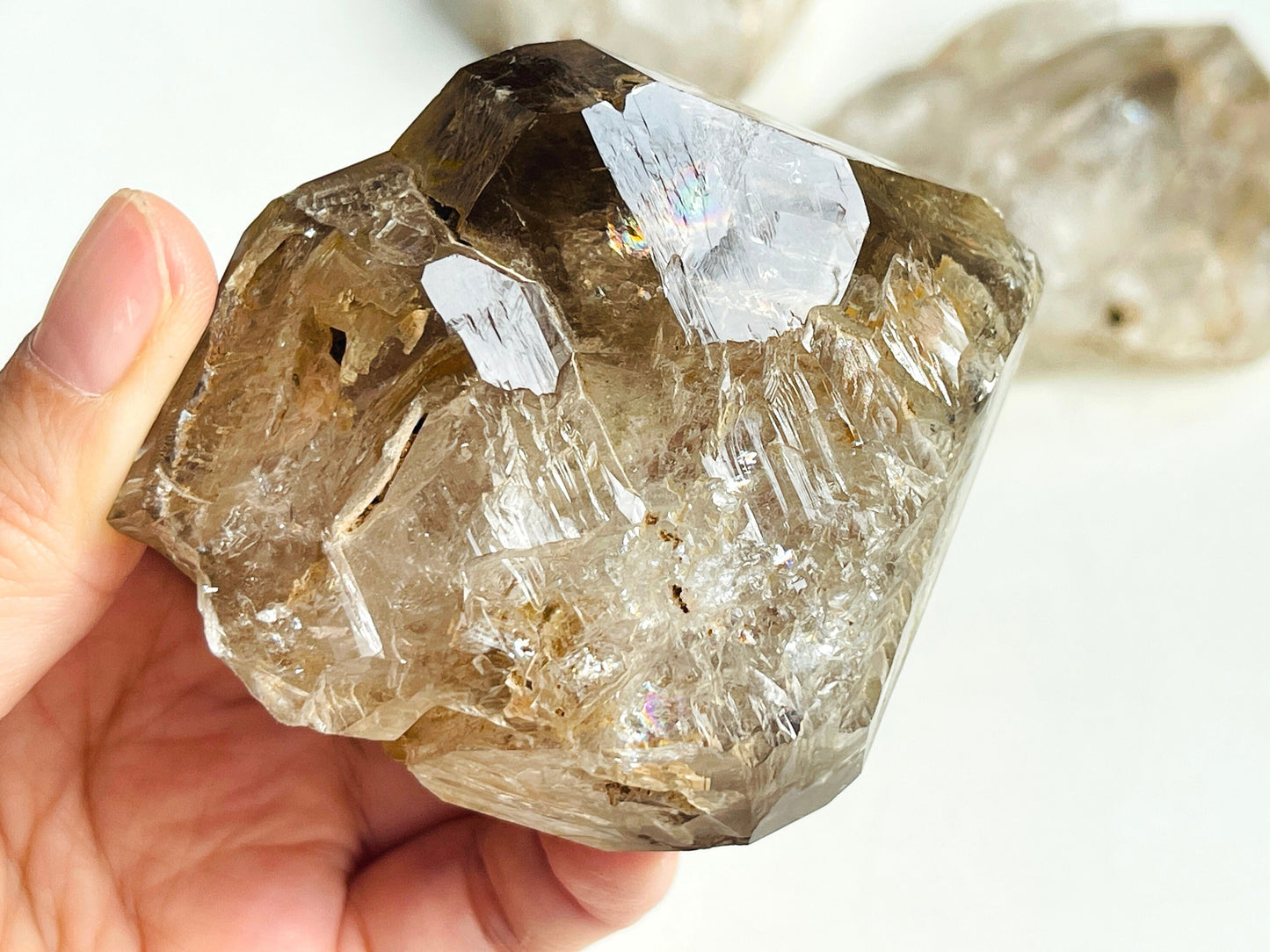 Rare Mexico Fenster diamond Quartz Specimen