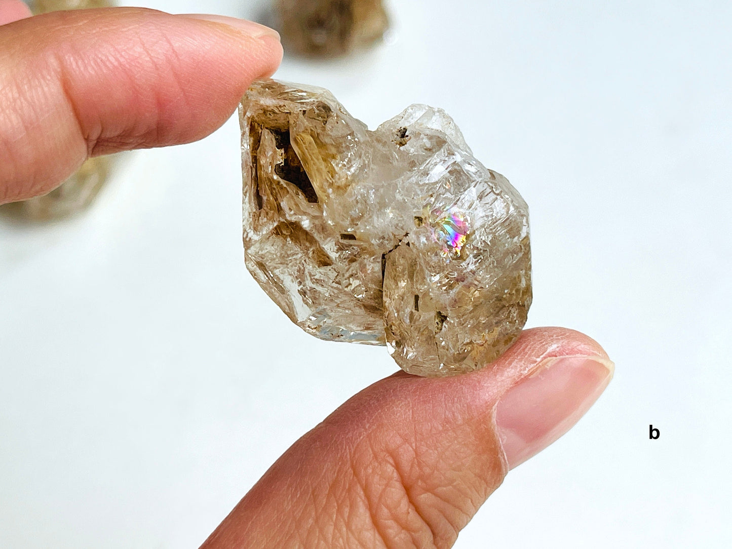 Rare Mexico Fenster diamond Quartz Specimen