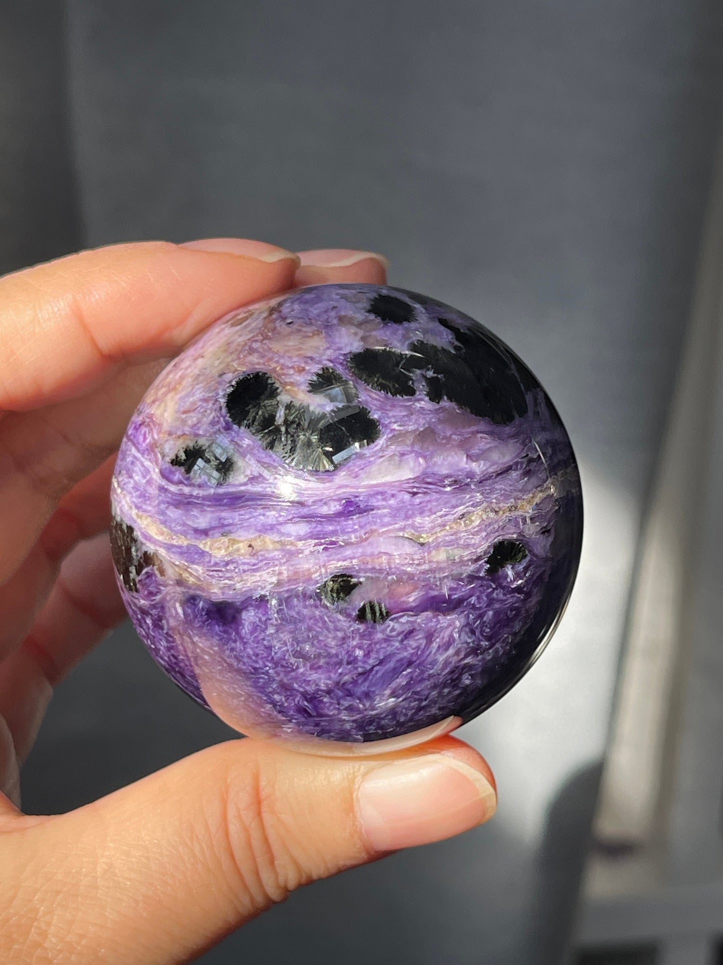 Charoite Sphere