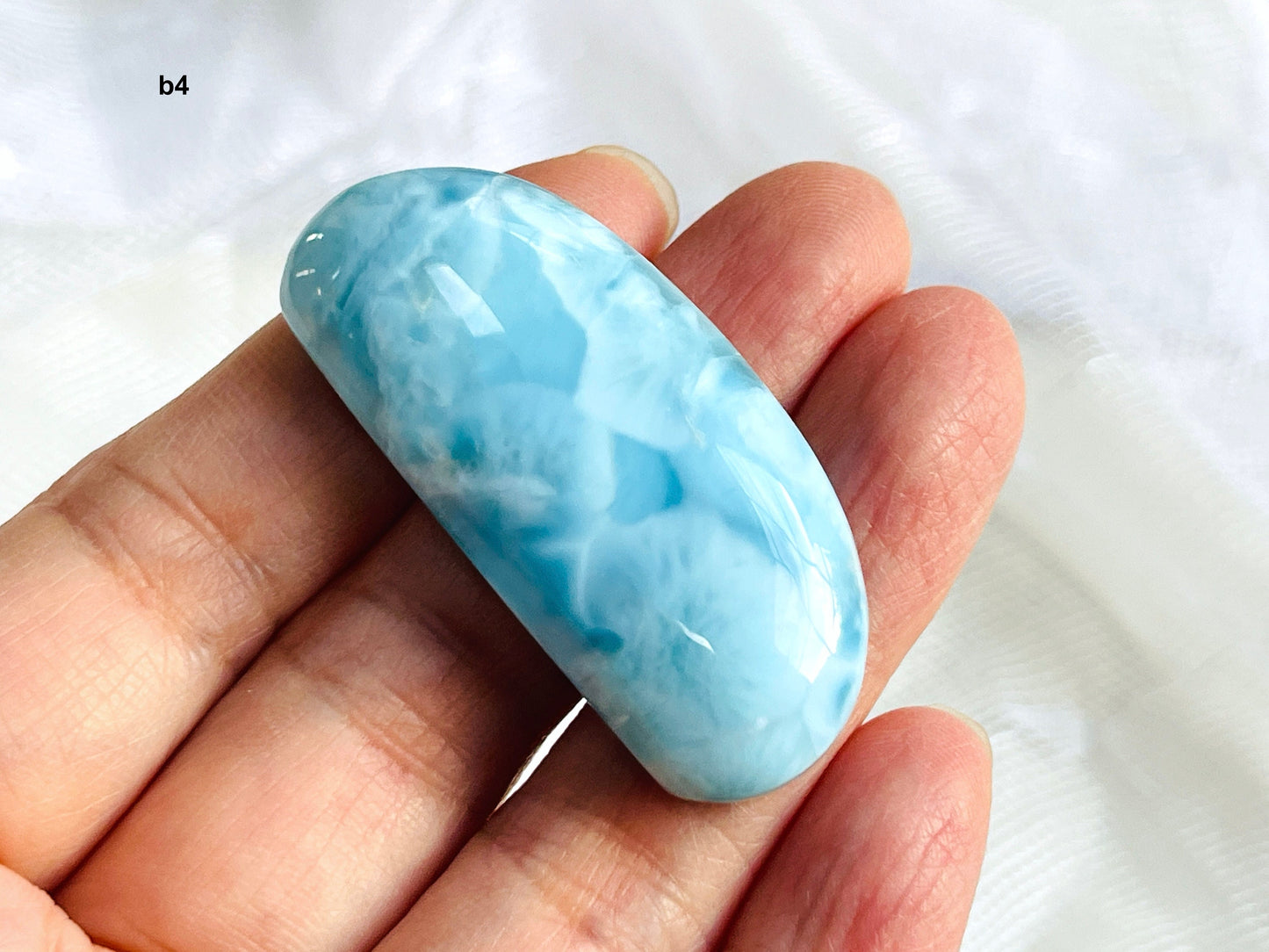 Larimar Cabochon, AAA Grade Natural Larimar Cabochon, Larimar Crystal, Larimar Stone,High Quality Larimar, Crystal Gift -5