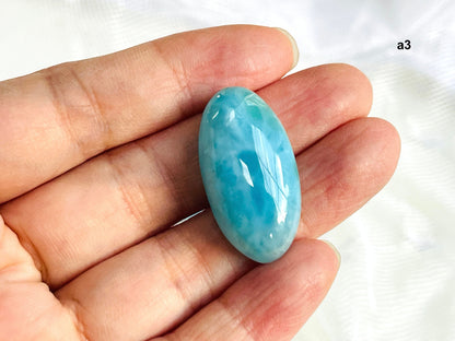 Larimar Cabochon, AAA Grade Natural Larimar Cabochon, Larimar Crystal, Larimar Stone,High Quality Larimar, Crystal Gift -5