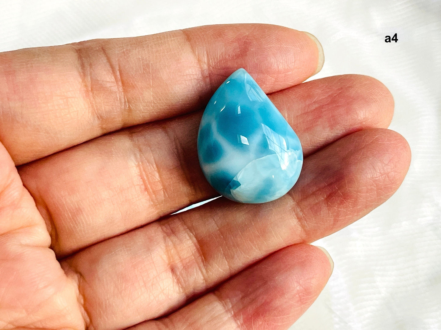 Larimar Cabochon, AAA Grade Natural Larimar Cabochon, Larimar Crystal, Larimar Stone,High Quality Larimar, Crystal Gift -5