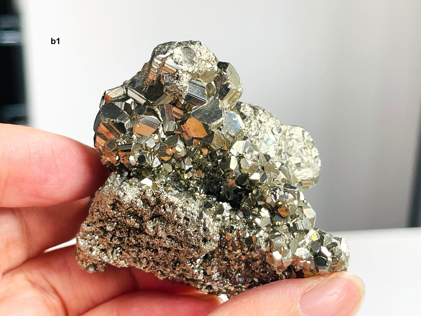 Pyrite Cluster, Golden Pyrite Specimen, Peruvian Pyrite Stone ,Fool's Gold, Crystal Gift, Healing Crystal, Crystal for manifeste