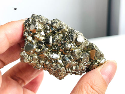 Pyrite Cluster, Golden Pyrite Specimen, Peruvian Pyrite Stone ,Fool's Gold, Crystal Gift, Healing Crystal, Crystal for manifeste