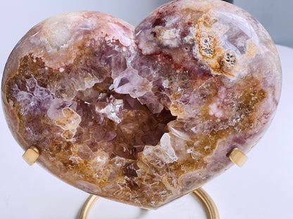 Pink Amethyst, 2.7kg Super Extra Quality Pink Amethyst Heart, Home Decor, Crystal Heart, Crystal Gift, Healing Crystal