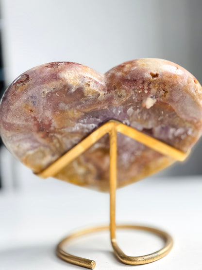 Pink Amethyst, 2.7kg Super Extra Quality Pink Amethyst Heart, Home Decor, Crystal Heart, Crystal Gift, Healing Crystal