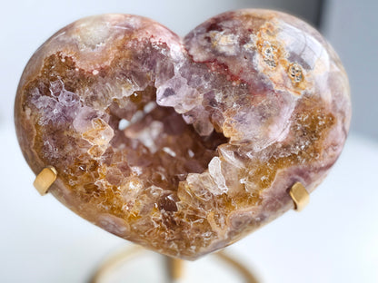 Pink Amethyst, 2.7kg Super Extra Quality Pink Amethyst Heart, Home Decor, Crystal Heart, Crystal Gift, Healing Crystal