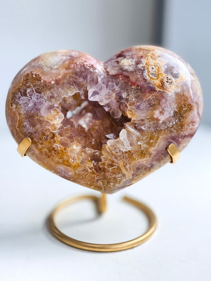 Pink Amethyst, 2.7kg Super Extra Quality Pink Amethyst Heart, Home Decor, Crystal Heart, Crystal Gift, Healing Crystal