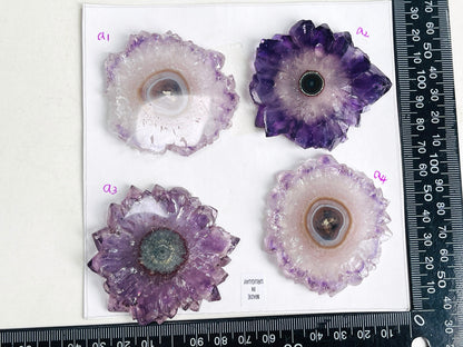 Amethyst Stalactite Eye Slice, 42-65mm