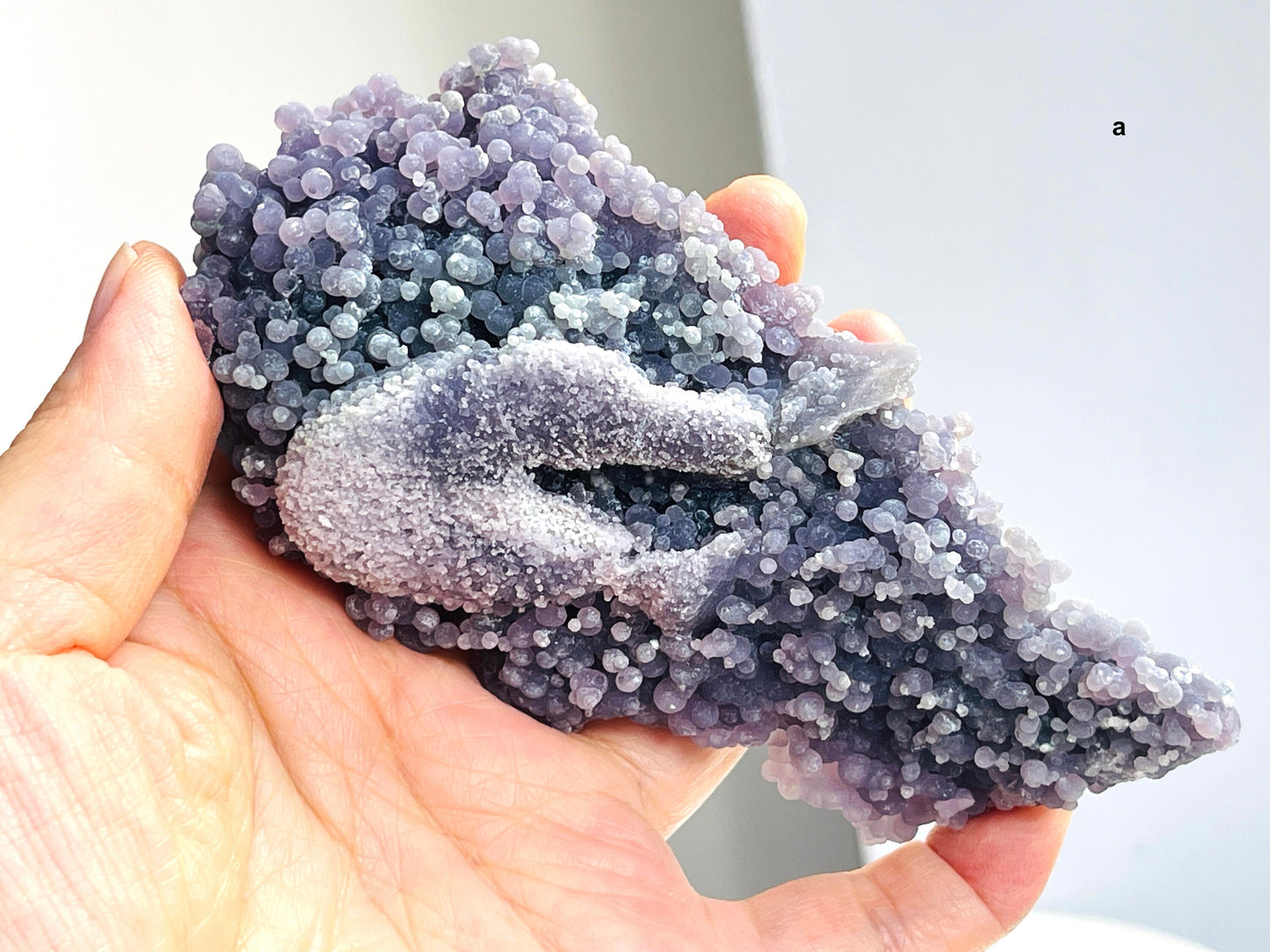 Grape Agate Cluster, Natural Free Form Grape Agate,Grape Agate, Raw Grape Agate, One Piece, Chalcedony Quartz Mineral Specimen-11