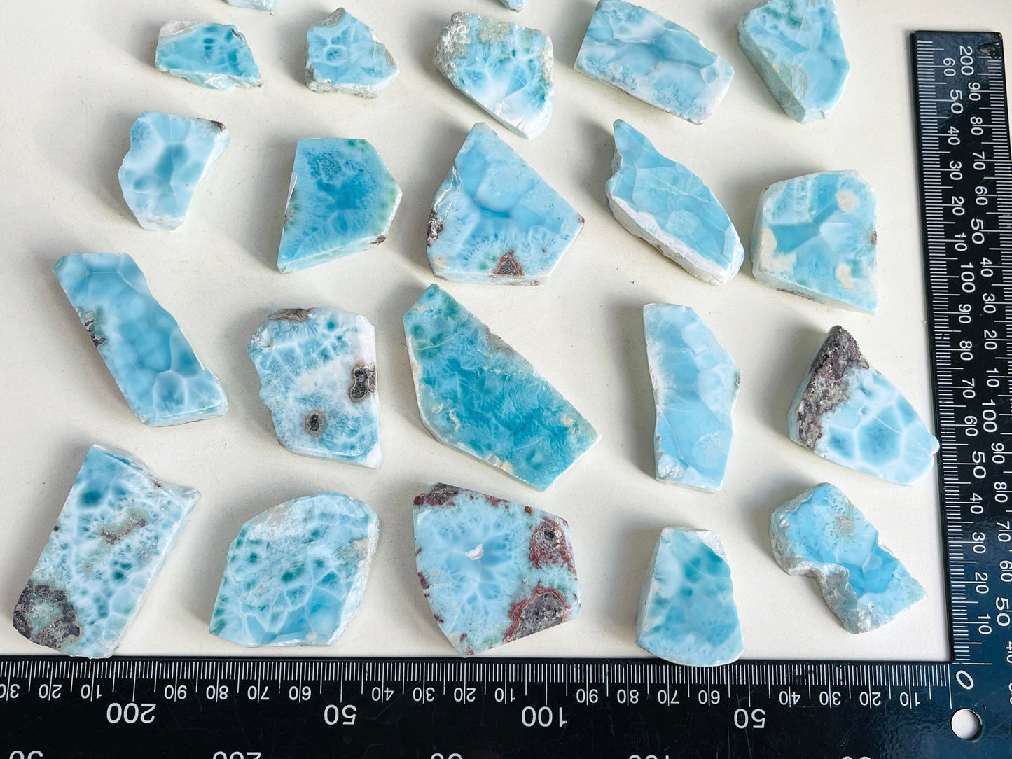 Larimar Freeform, Polished Larimar Slab, Polished Larimar Slabs, High-Quality Larimar, Larimar Jewellery DIY, Crystal Gift