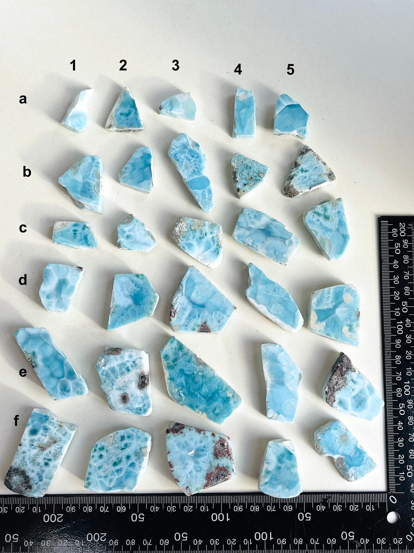 Larimar Freeform, Polished Larimar Slab, Polished Larimar Slabs, High-Quality Larimar, Larimar Jewellery DIY, Crystal Gift