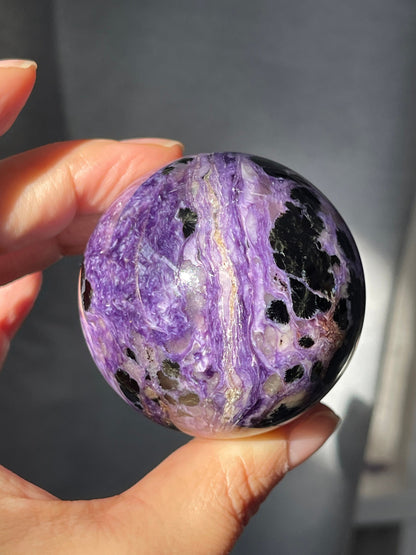 Charoite Sphere