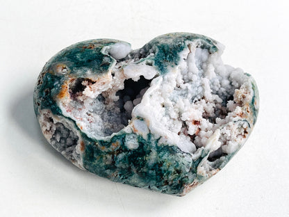 Unique Jasper Druzy Heart,Crystal Heart, Crystal Gift, Healing Crystal, Home Decor