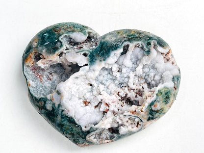 Unique Jasper Druzy Heart,Crystal Heart, Crystal Gift, Healing Crystal, Home Decor