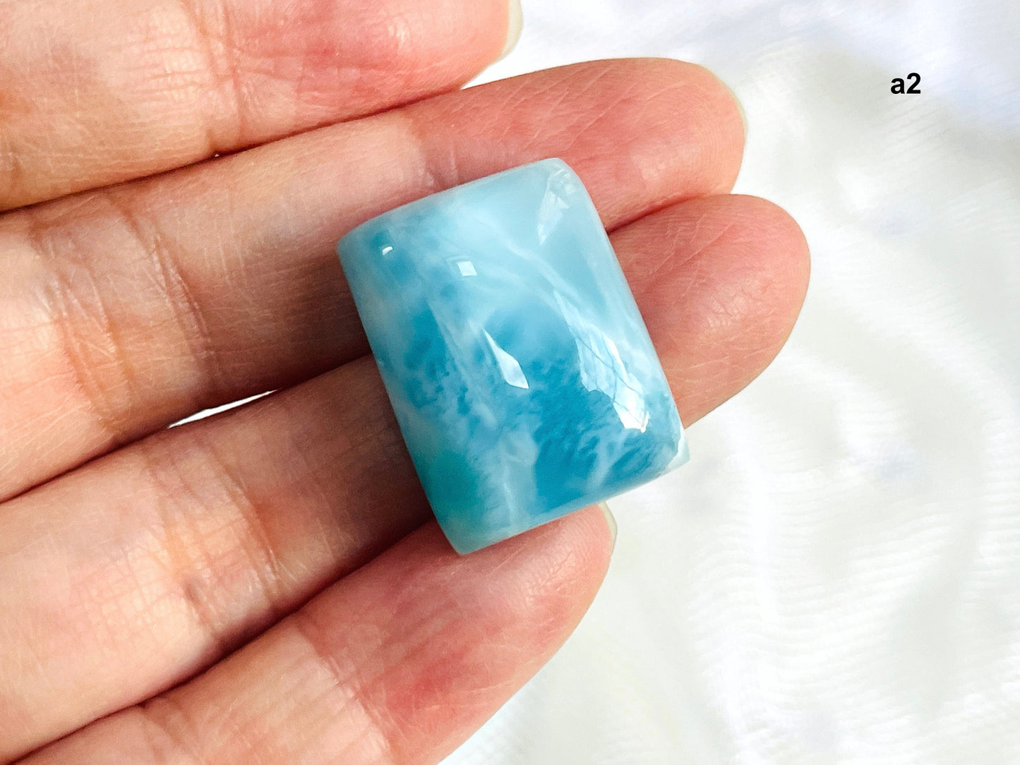 Larimar Cabochon, AAA Grade Natural Larimar Cabochon, Larimar Crystal, Larimar Stone,High Quality Larimar, Crystal Gift -5