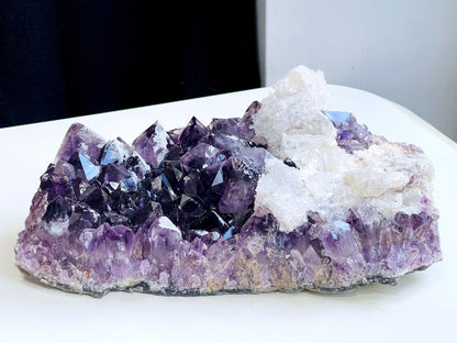 3.7kg Exquisite Amethyst with Calcite Mineral Specimen