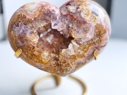 Pink Amethyst, 2.7kg Super Extra Quality Pink Amethyst Heart, Home Decor, Crystal Heart, Crystal Gift, Healing Crystal