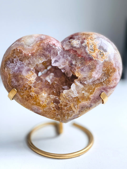 Pink Amethyst, 2.7kg Super Extra Quality Pink Amethyst Heart, Home Decor, Crystal Heart, Crystal Gift, Healing Crystal