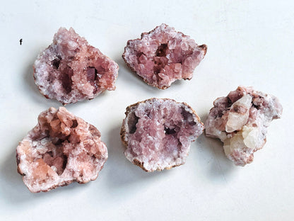 Pink Amethyst Geode, small 40-45mm Pink Amethyst Geode from Argentina, Raw Pink Amethyst Crystal, Pink Amethyst,One Piece, You Choose