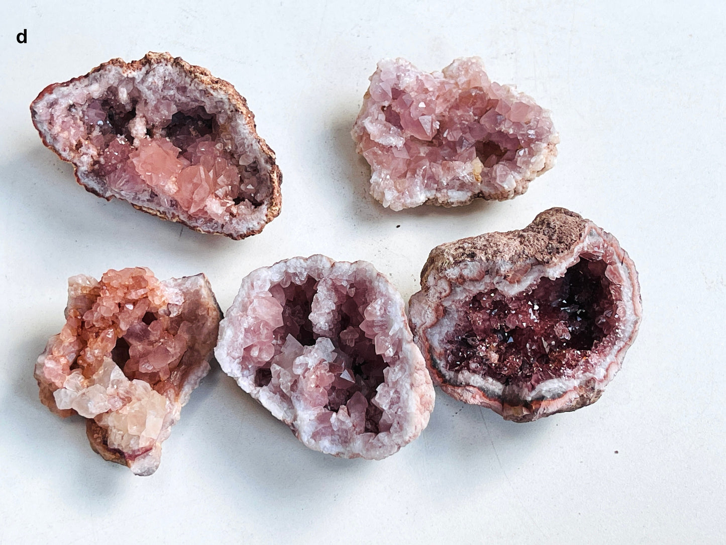 Pink Amethyst Geode, small 40-45mm Pink Amethyst Geode from Argentina, Raw Pink Amethyst Crystal, Pink Amethyst,One Piece, You Choose