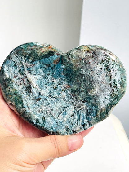 Unique Jasper Druzy Heart,Crystal Heart, Crystal Gift, Healing Crystal, Home Decor