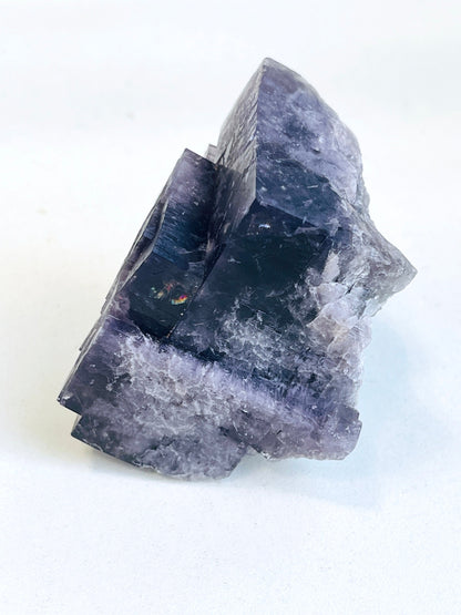 New Find Purple Fluorite Crystal from the Lady Annabella Mine, Weardale, Purple Fluorite Specimen,Raw Fluorite, Mineral Specimen- P18