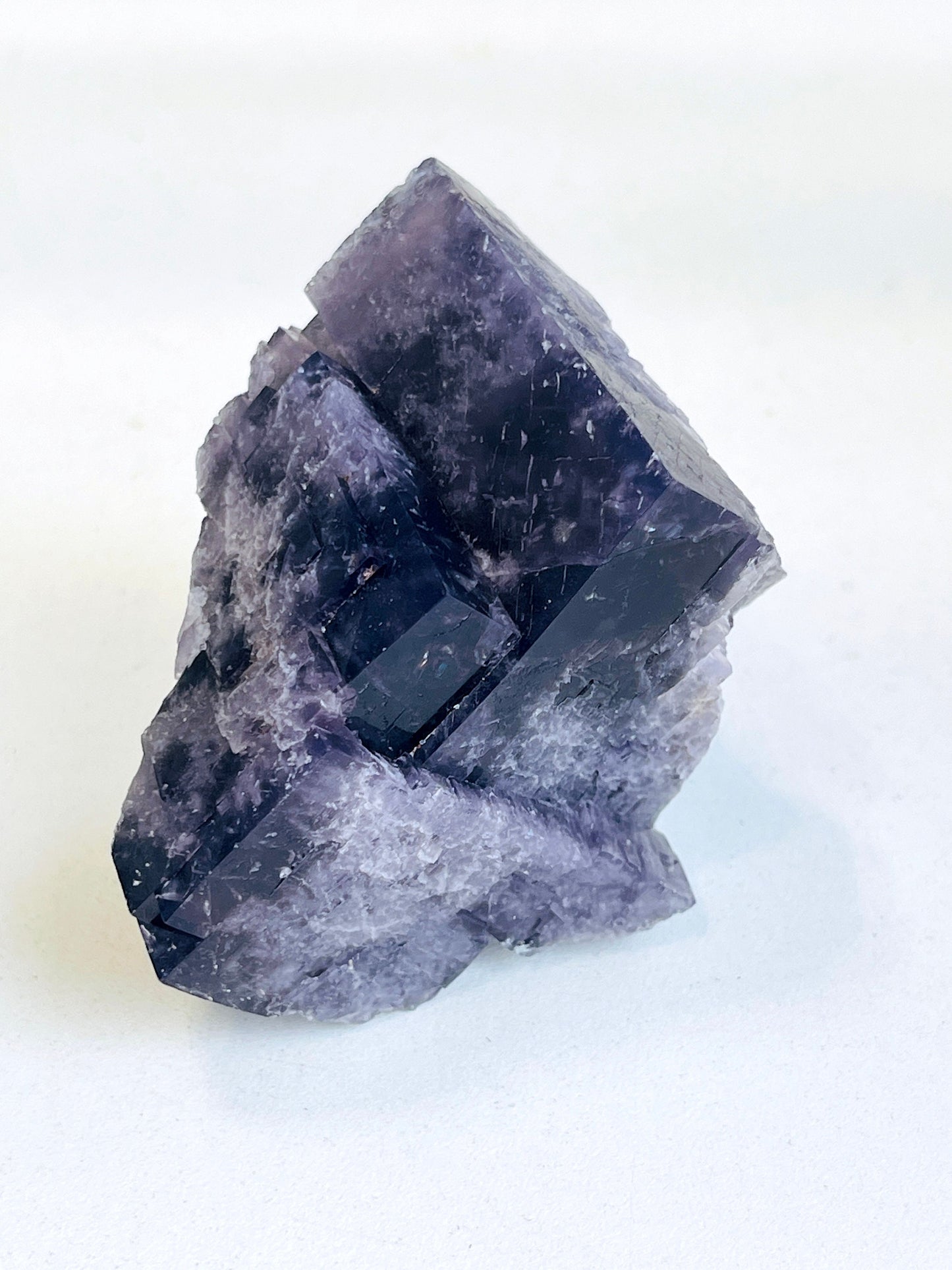 New Find Purple Fluorite Crystal from the Lady Annabella Mine, Weardale, Purple Fluorite Specimen,Raw Fluorite, Mineral Specimen- P18