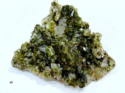 Super Sparkly Forest Epidote with Quartz Specimen