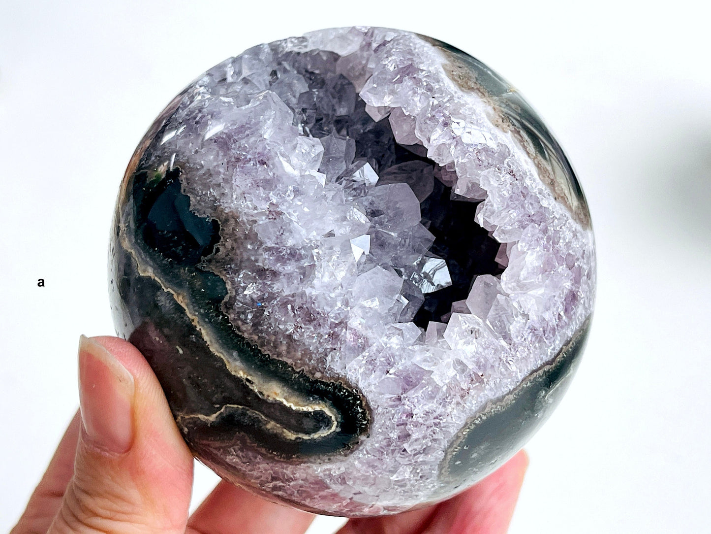 Amethyst Druzy Sphere