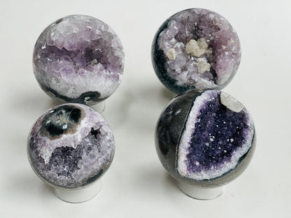 Amethyst Druzy Sphere